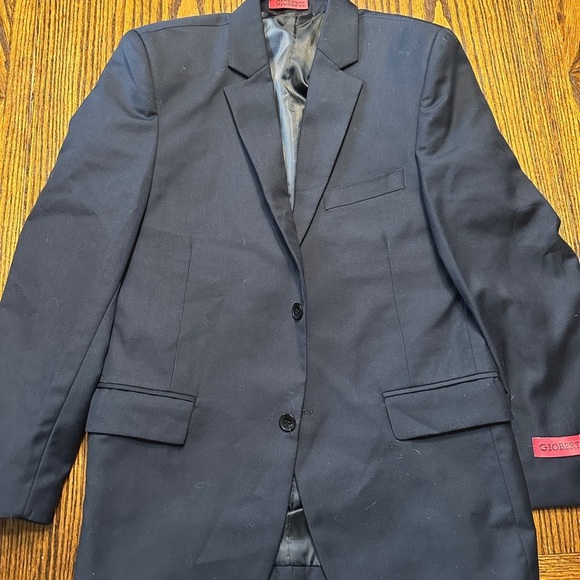 Gioberti Other - Blue Blazer Classic Fit Structured Design with black vest